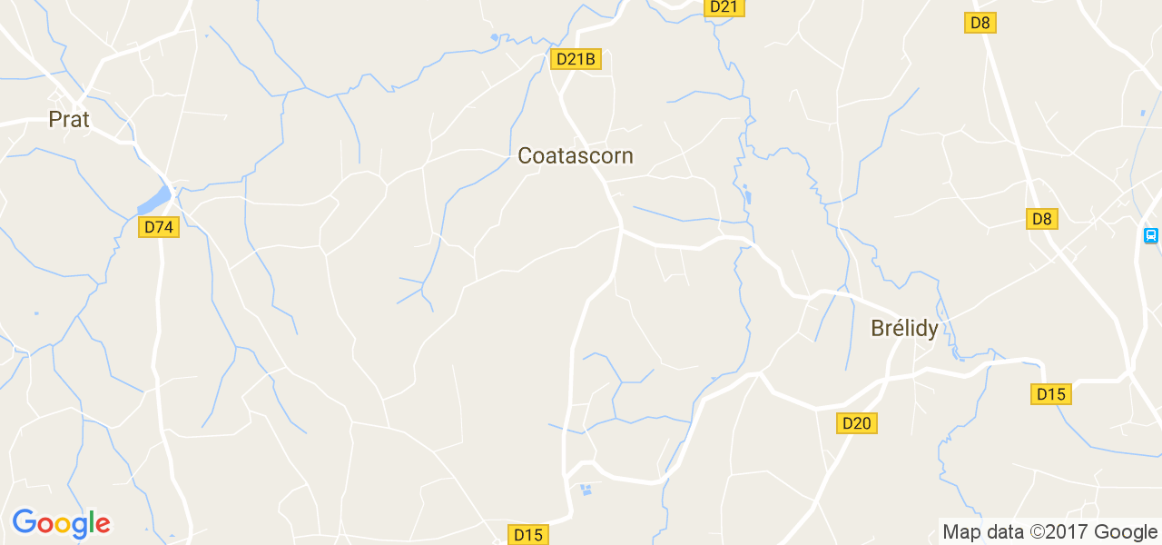 map de la ville de Coatascorn