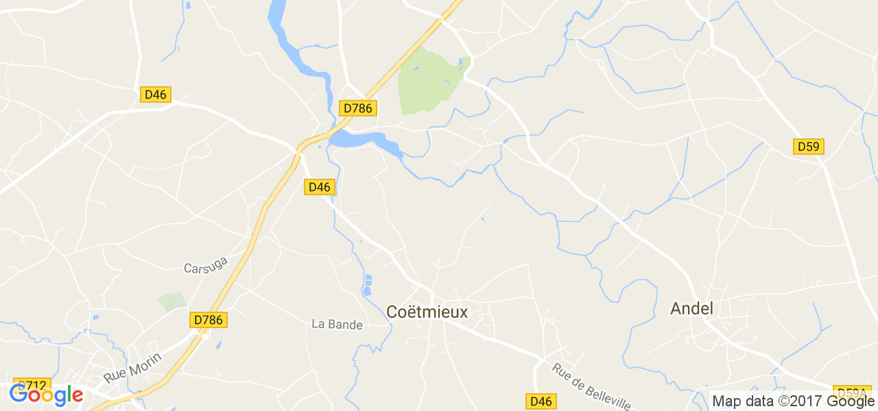 map de la ville de Coëtmieux