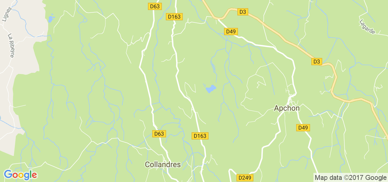 map de la ville de Collandres