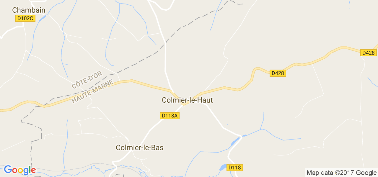 map de la ville de Colmier-le-Haut