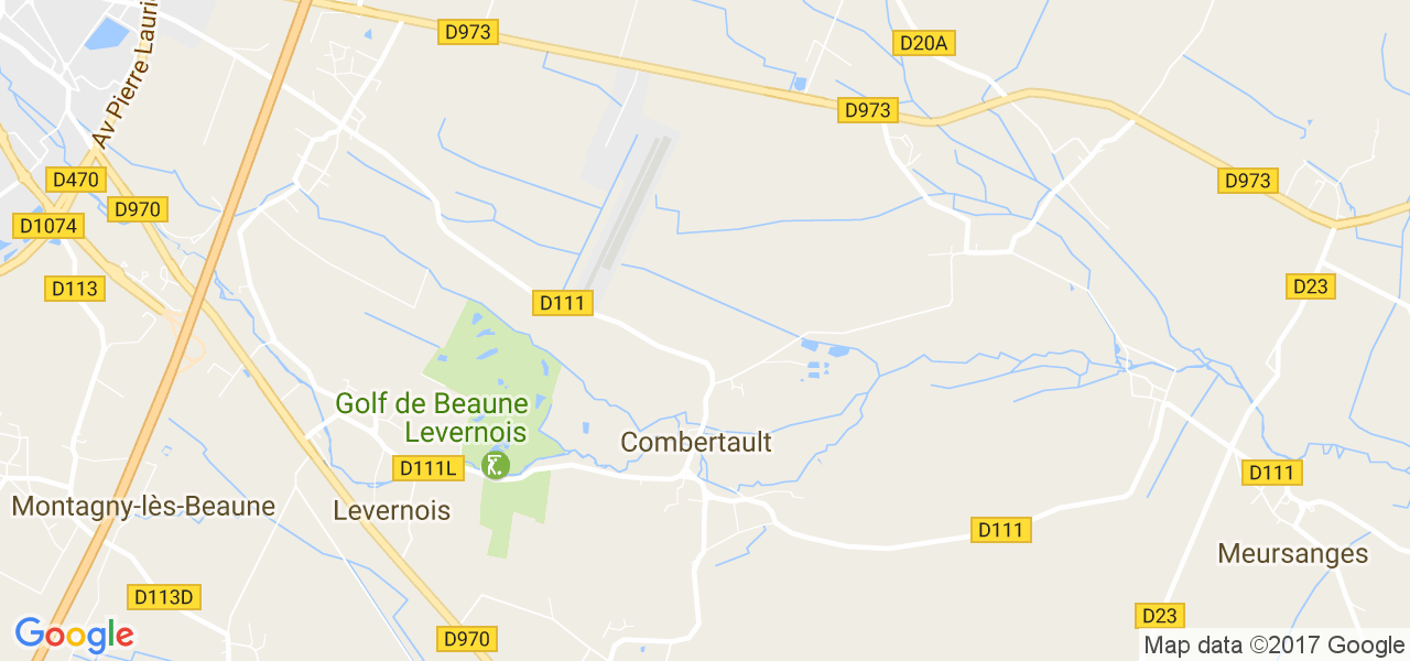 map de la ville de Combertault