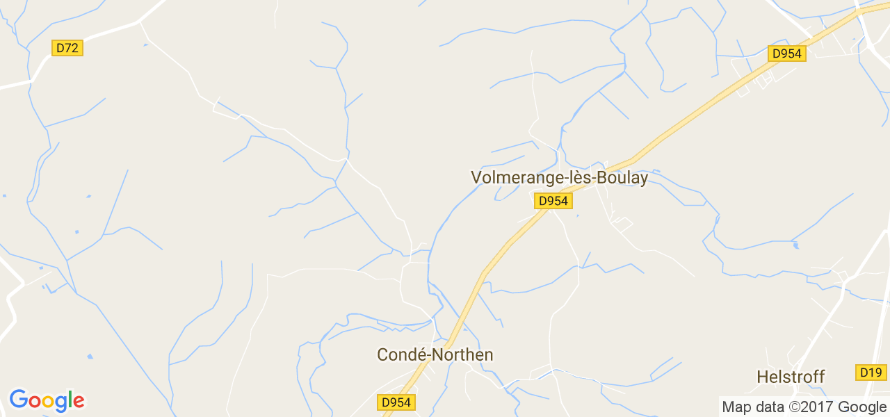 map de la ville de Condé-Northen