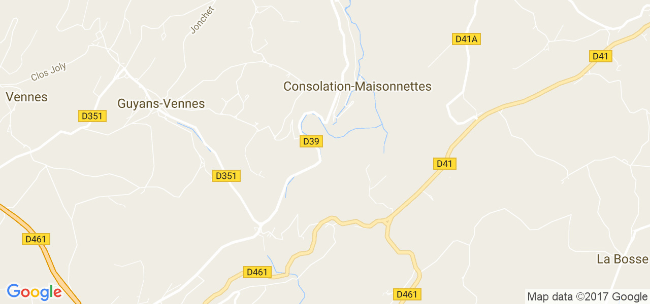 map de la ville de Consolation-Maisonnettes