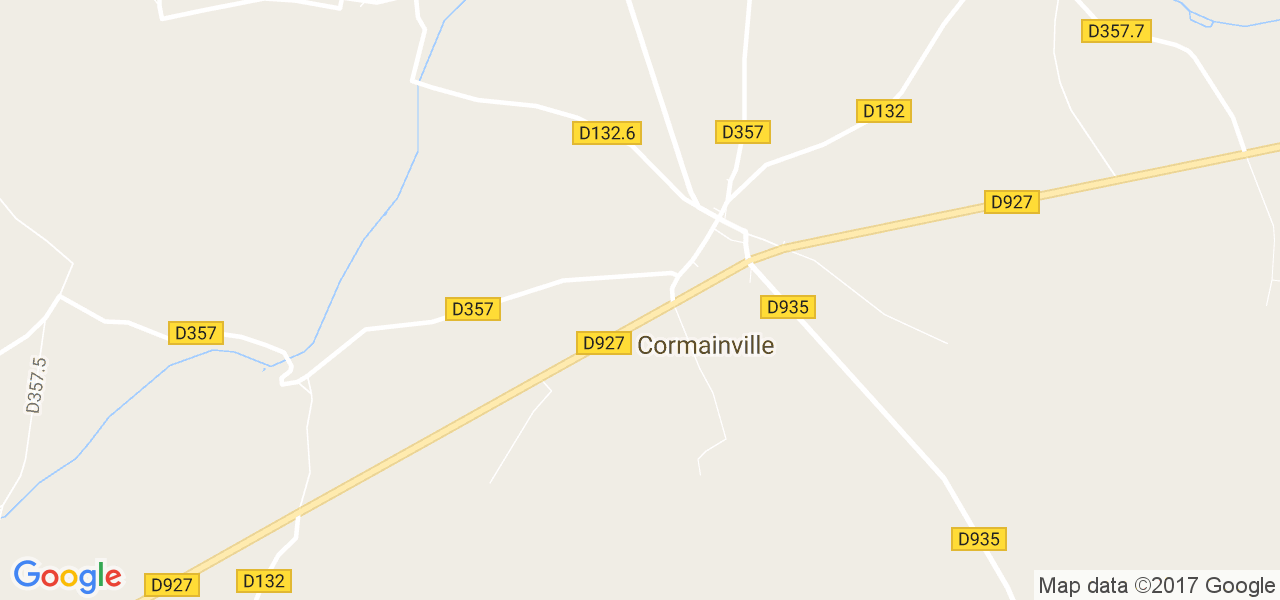 map de la ville de Cormainville