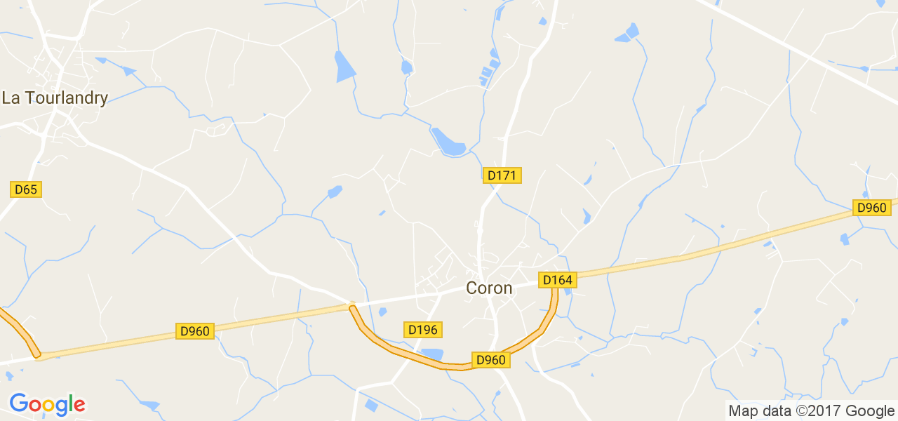 map de la ville de Coron