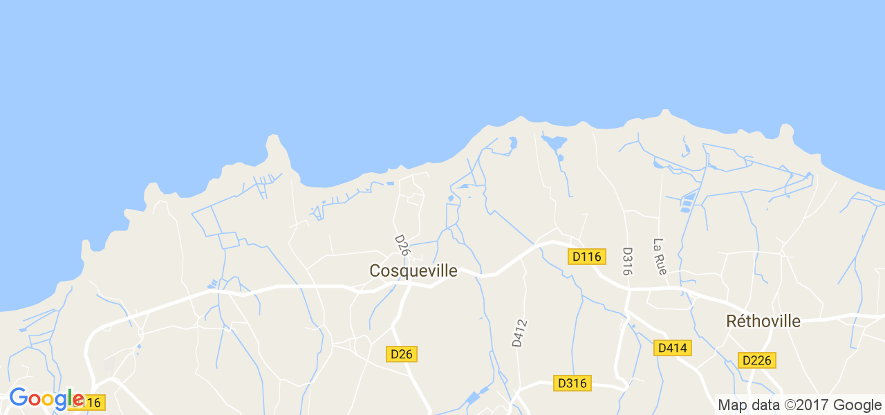 map de la ville de Cosqueville