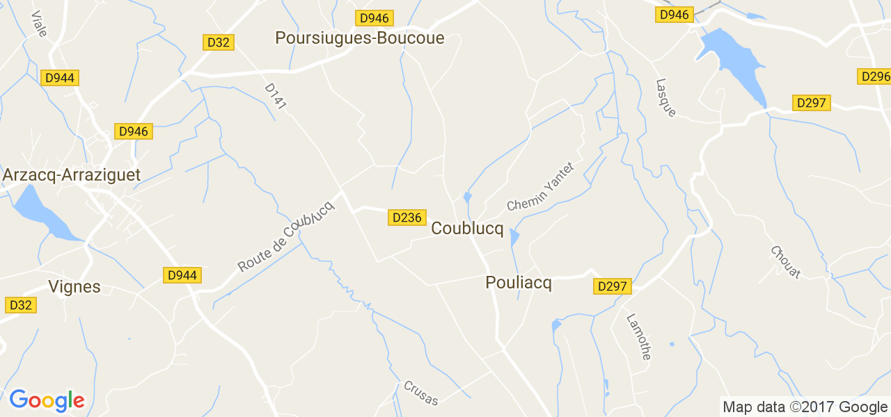 map de la ville de Coublucq