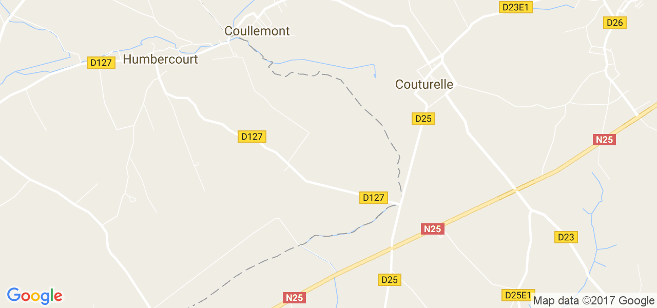 map de la ville de Coullemont