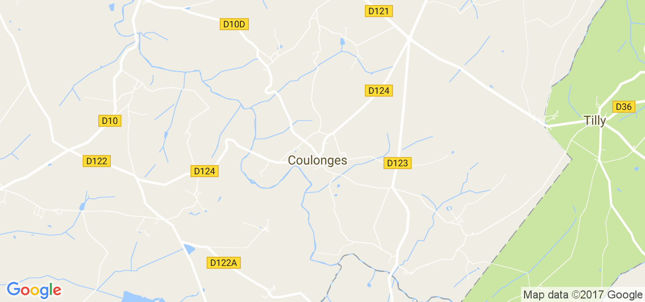 map de la ville de Coulonges