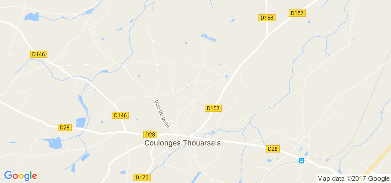 map de la ville de Coulonges-Thouarsais