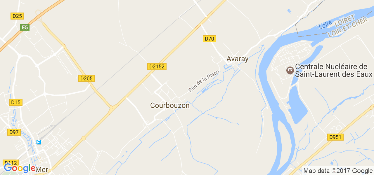 map de la ville de Courbouzon