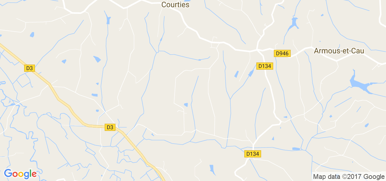 map de la ville de Courties