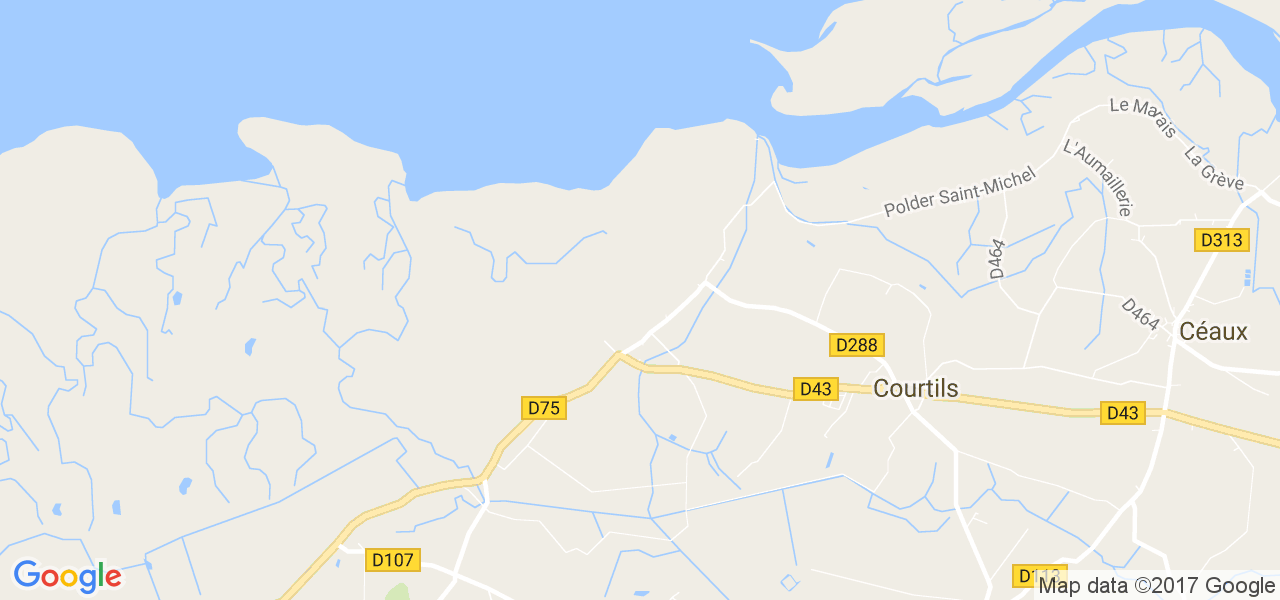 map de la ville de Courtils