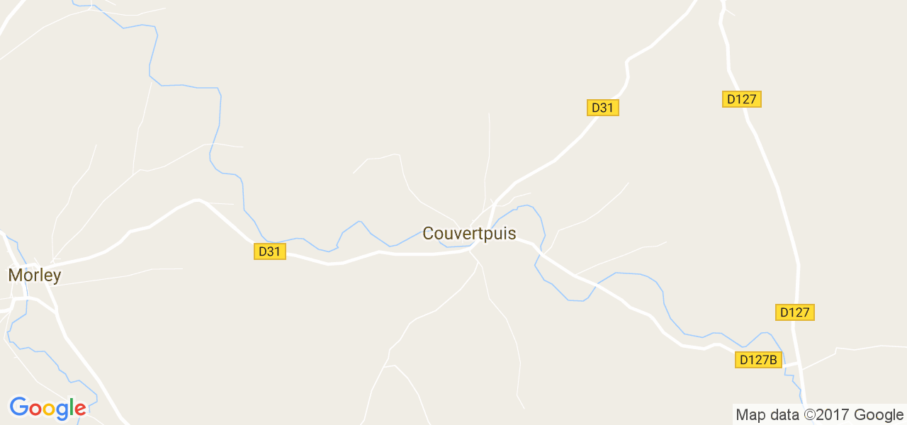 map de la ville de Couvertpuis