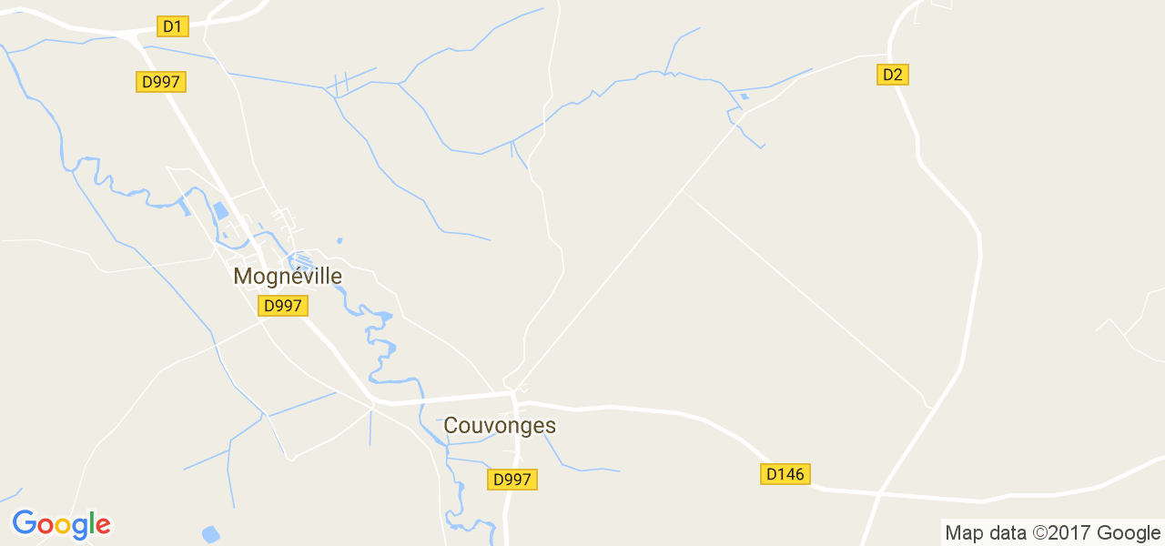 map de la ville de Couvonges