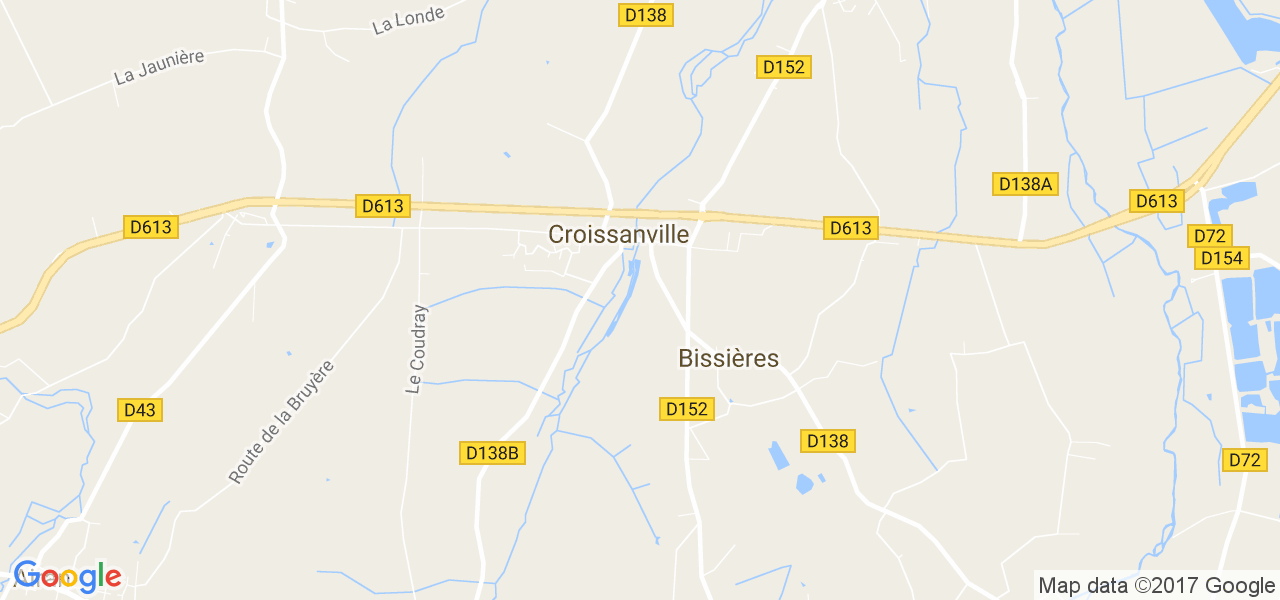 map de la ville de Croissanville