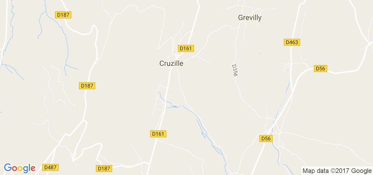 map de la ville de Cruzille