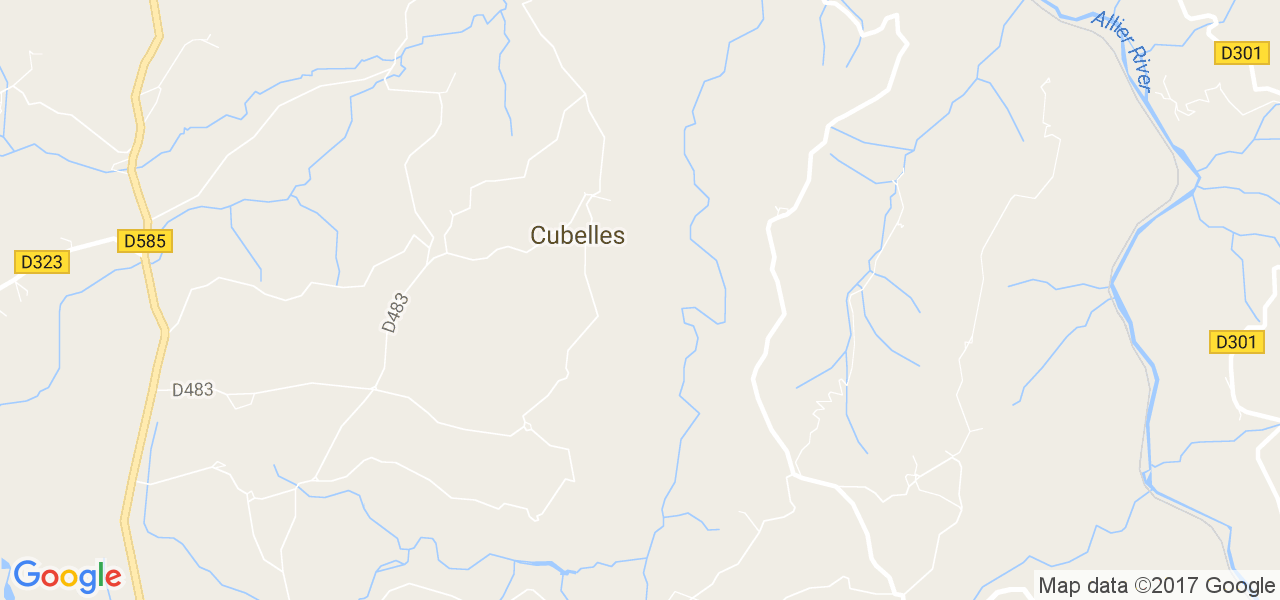 map de la ville de Cubelles