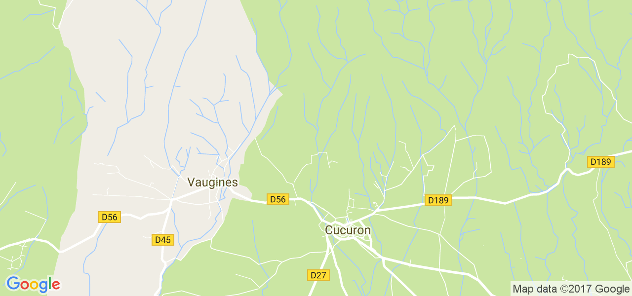 map de la ville de Cucuron