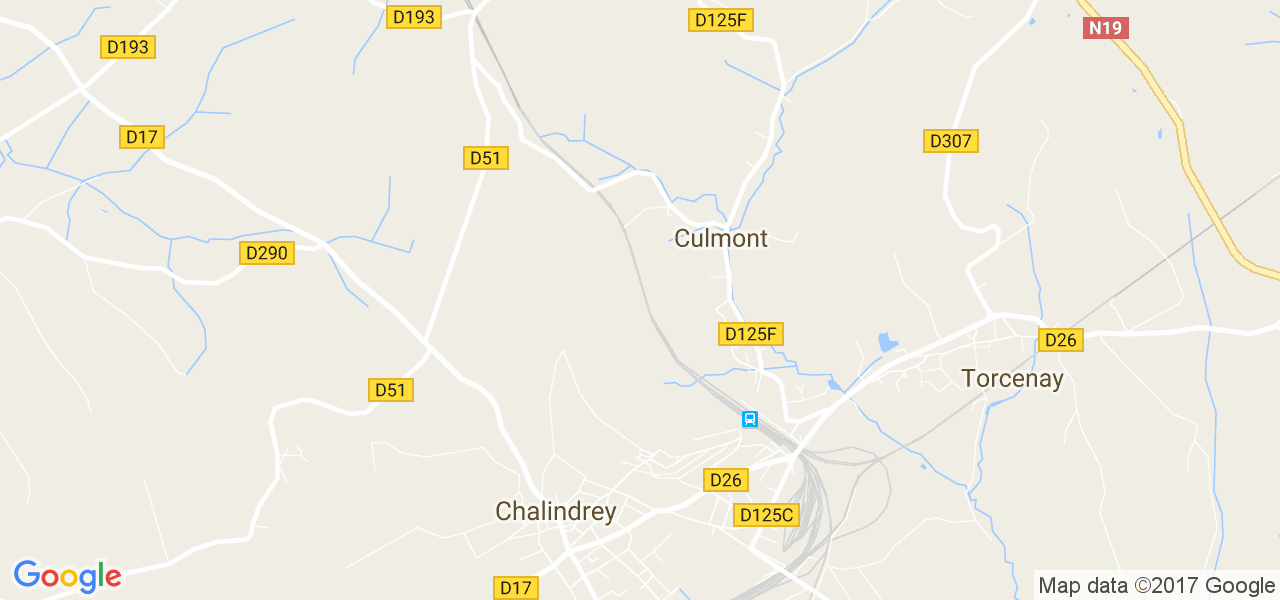 map de la ville de Culmont