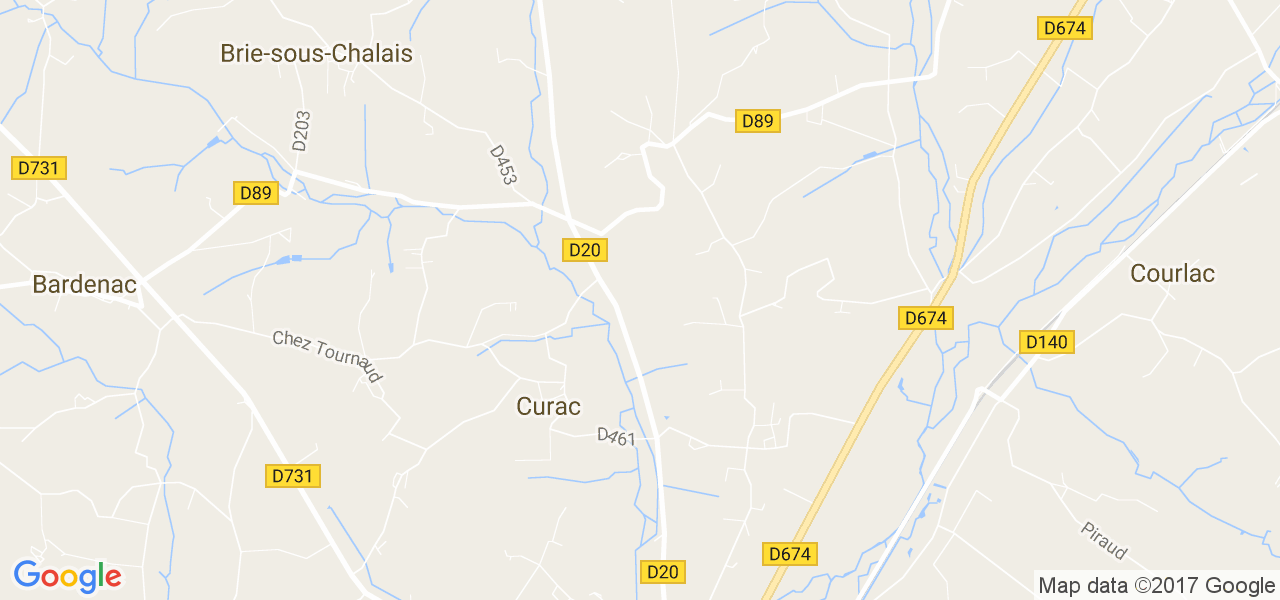 map de la ville de Curac