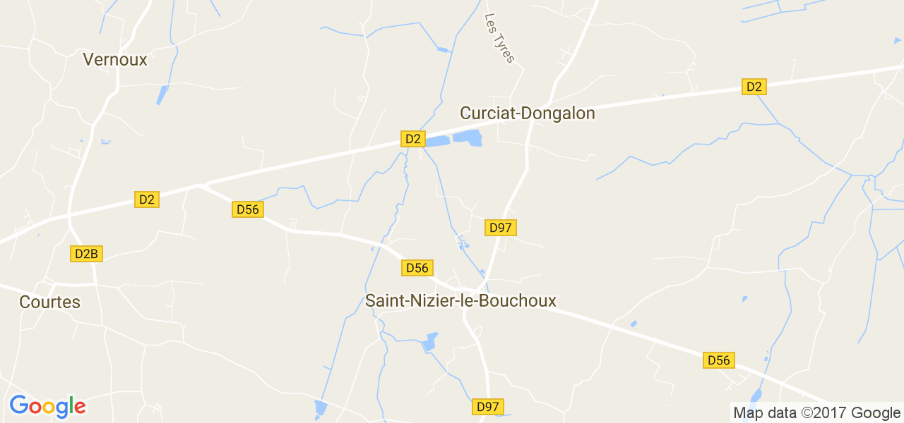 map de la ville de Curciat-Dongalon