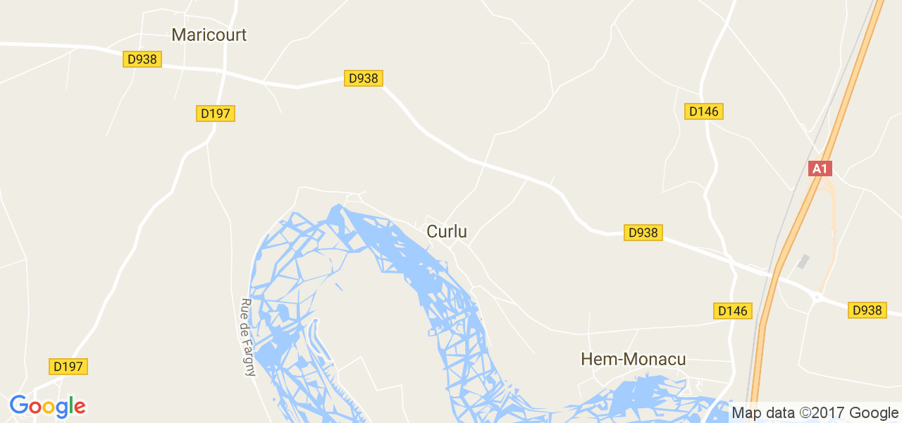 map de la ville de Curlu