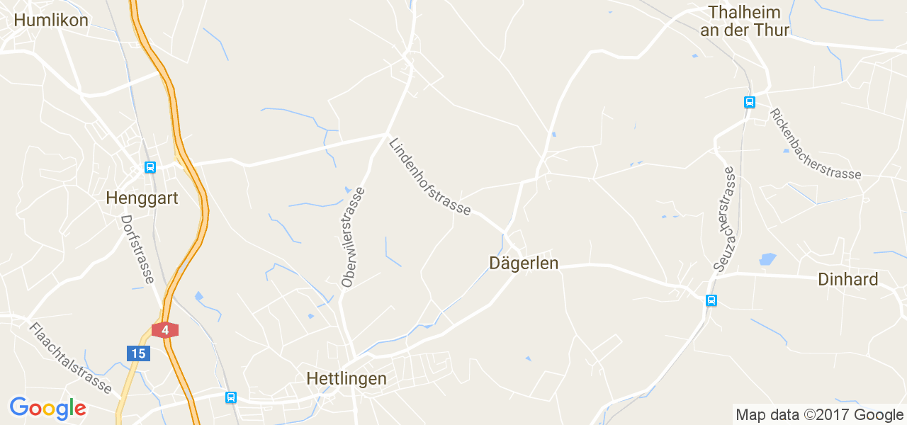 map de la ville de Dägerlen