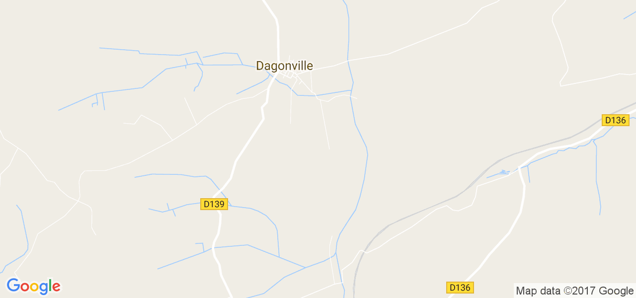 map de la ville de Dagonville