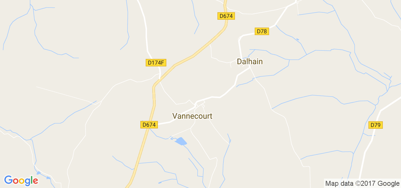 map de la ville de Dalhain