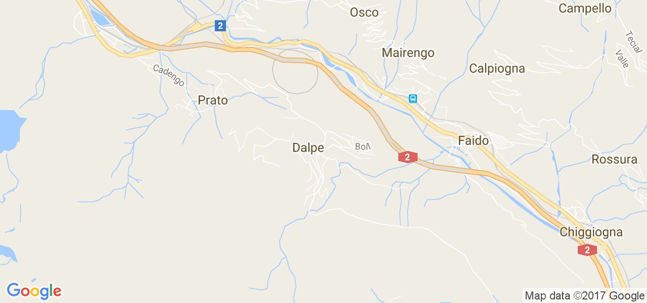 map de la ville de Dalpe