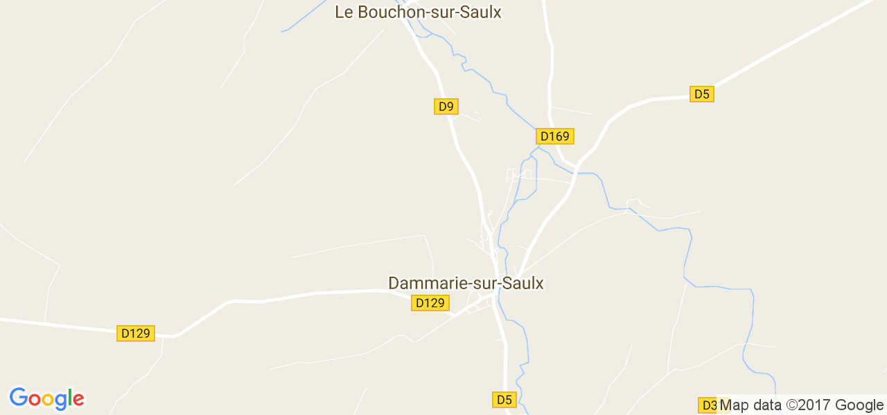 map de la ville de Dammarie-sur-Saulx