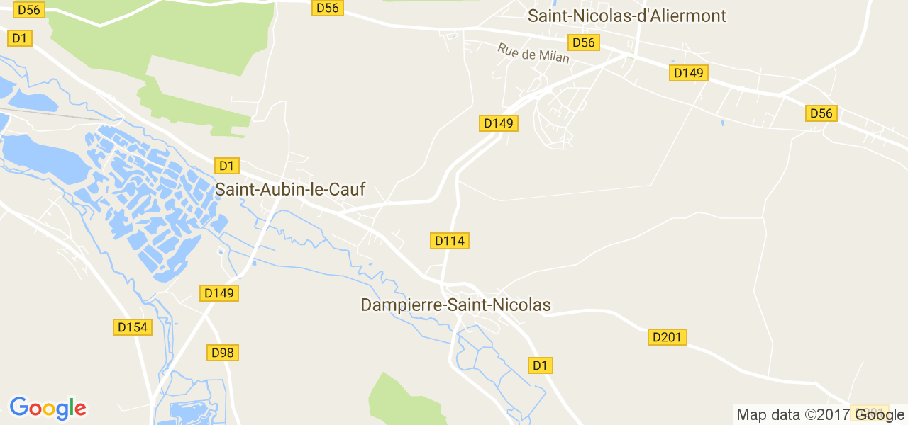 map de la ville de Dampierre-Saint-Nicolas