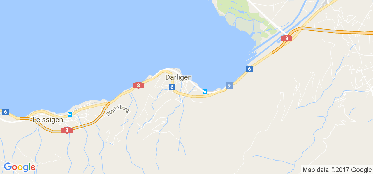 map de la ville de Därligen