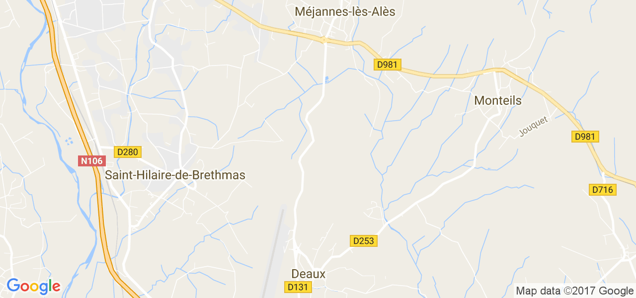 map de la ville de Deaux