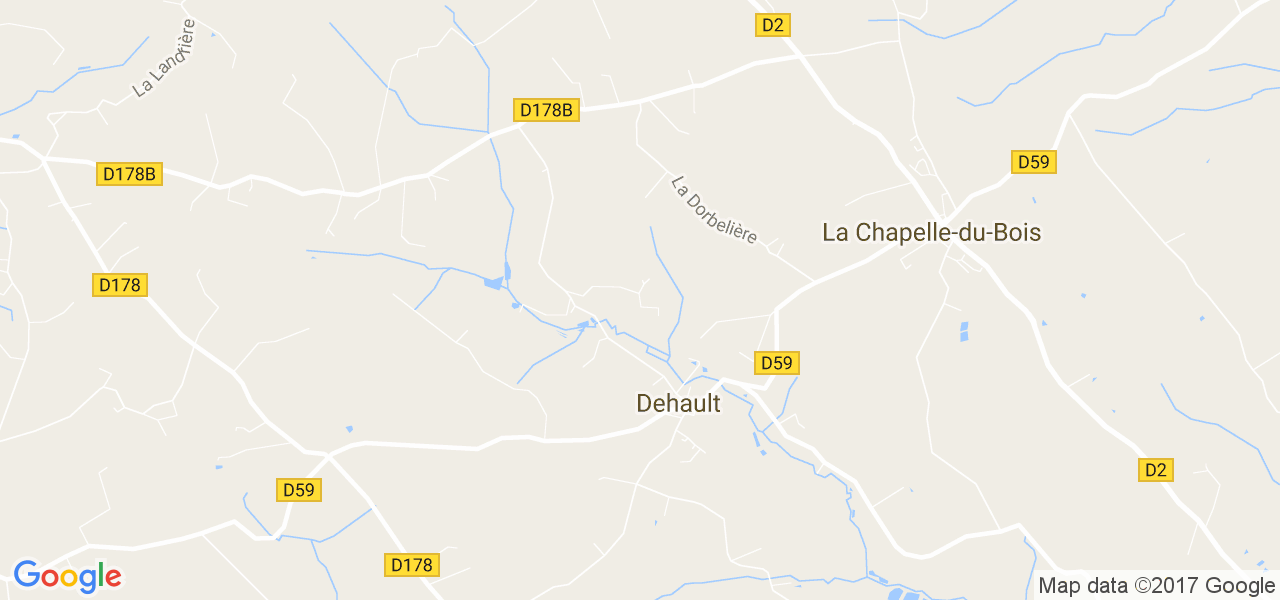 map de la ville de Dehault