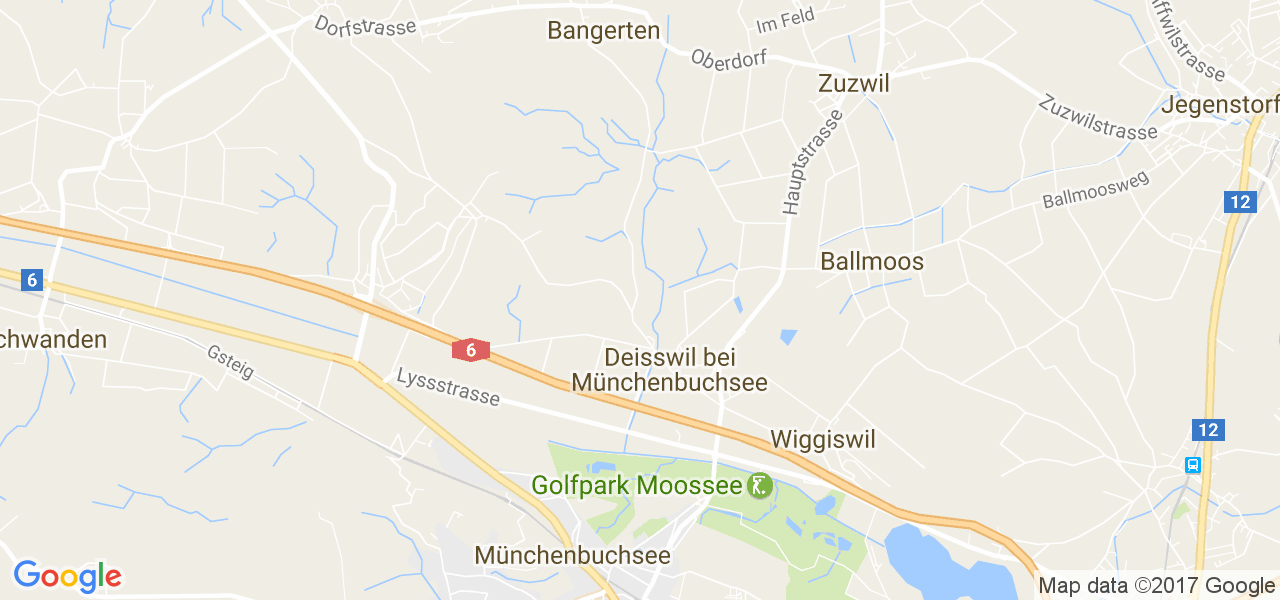 map de la ville de Deisswil bei Münchenbuchsee