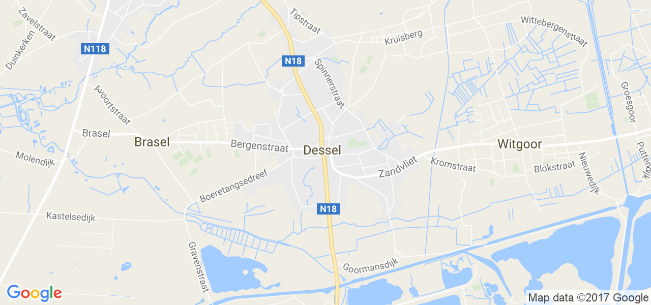 map de la ville de Dessel