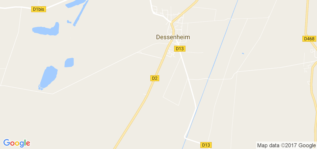 map de la ville de Dessenheim