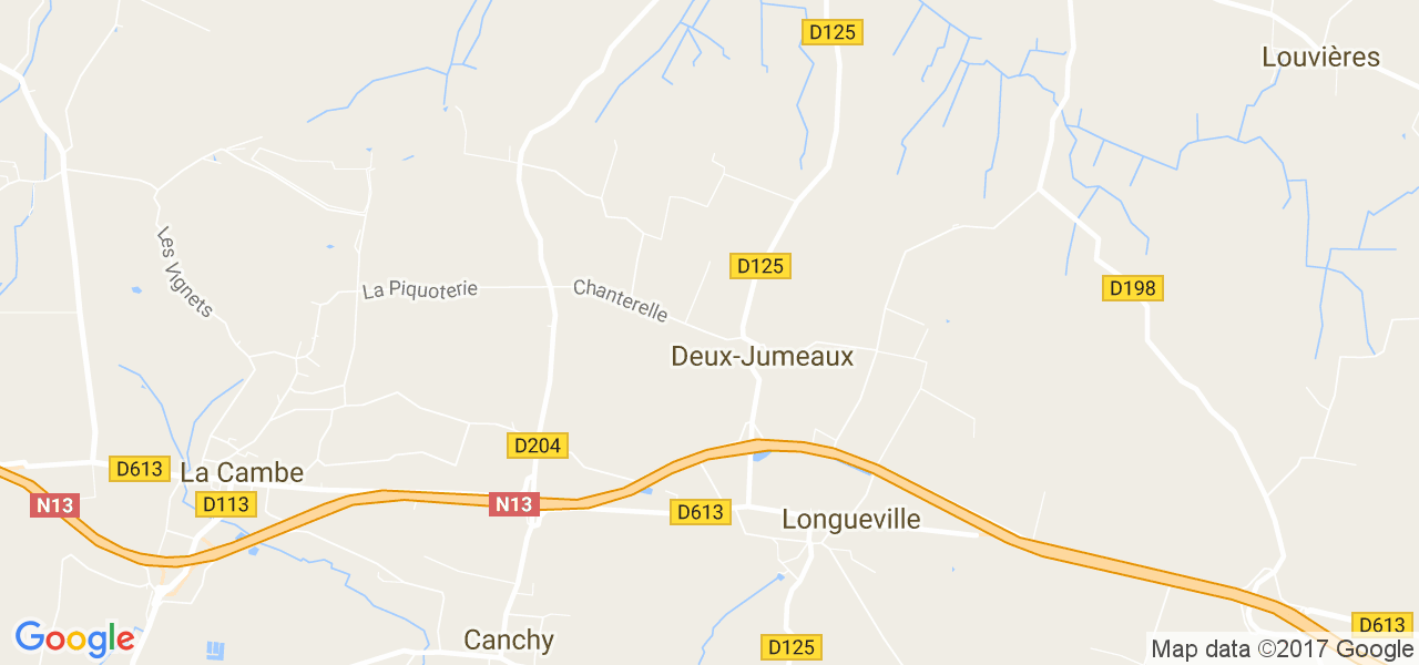 map de la ville de Deux-Jumeaux