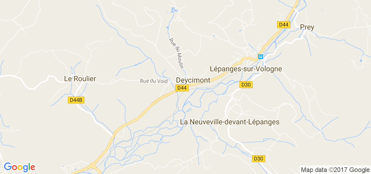 map de la ville de Deycimont