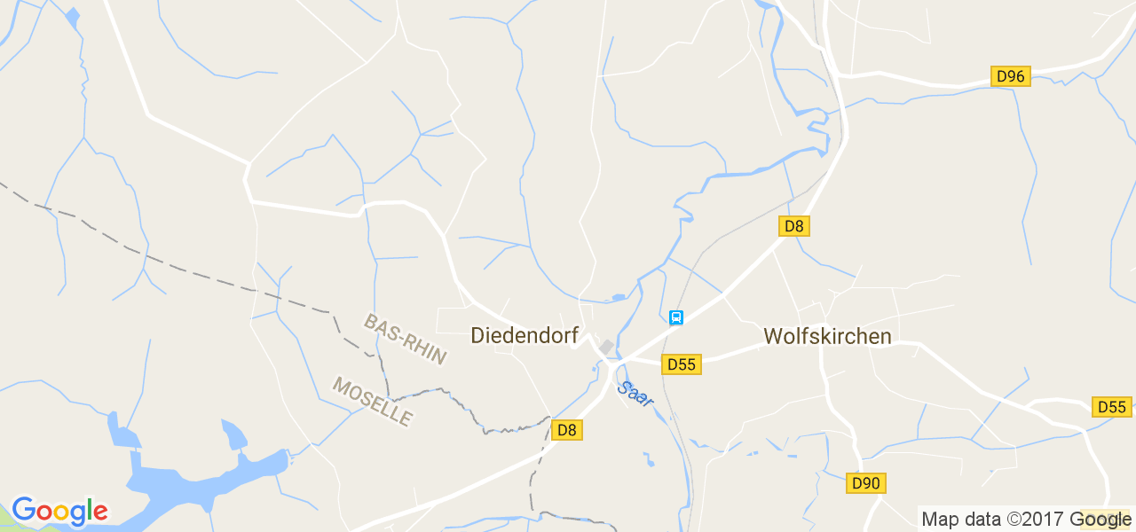 map de la ville de Diedendorf