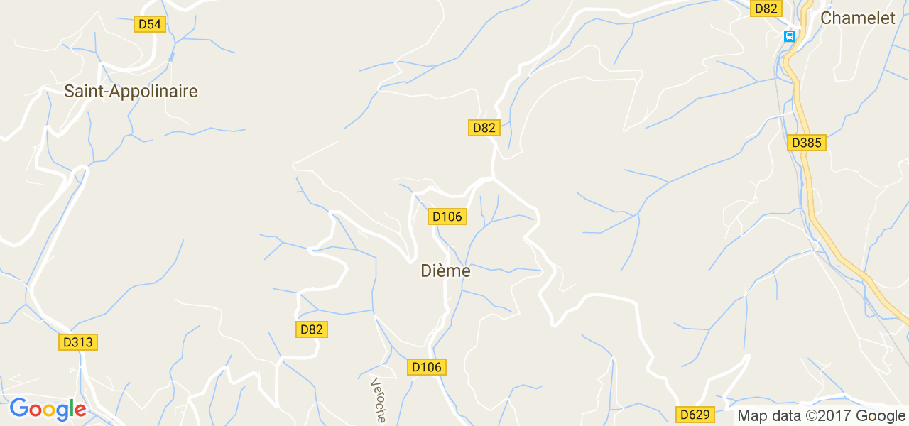 map de la ville de Dième