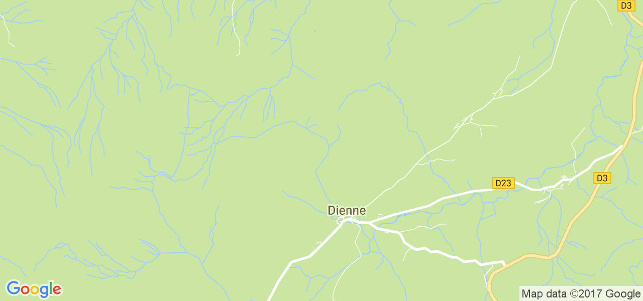 map de la ville de Dienne