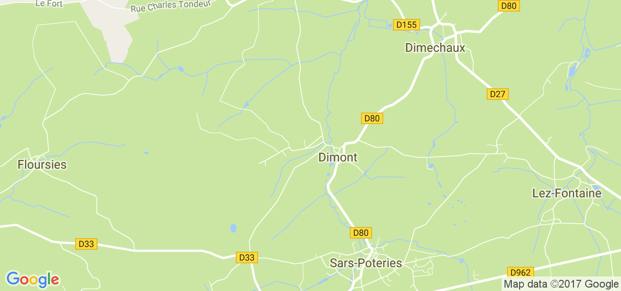 map de la ville de Dimont