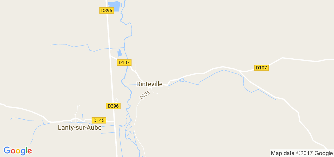 map de la ville de Dinteville