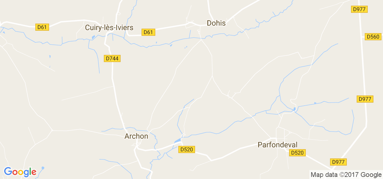 map de la ville de Dohis