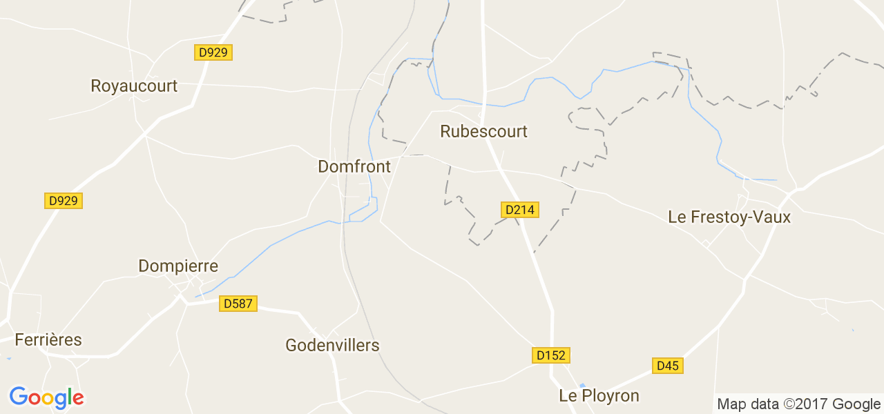 map de la ville de Domfront