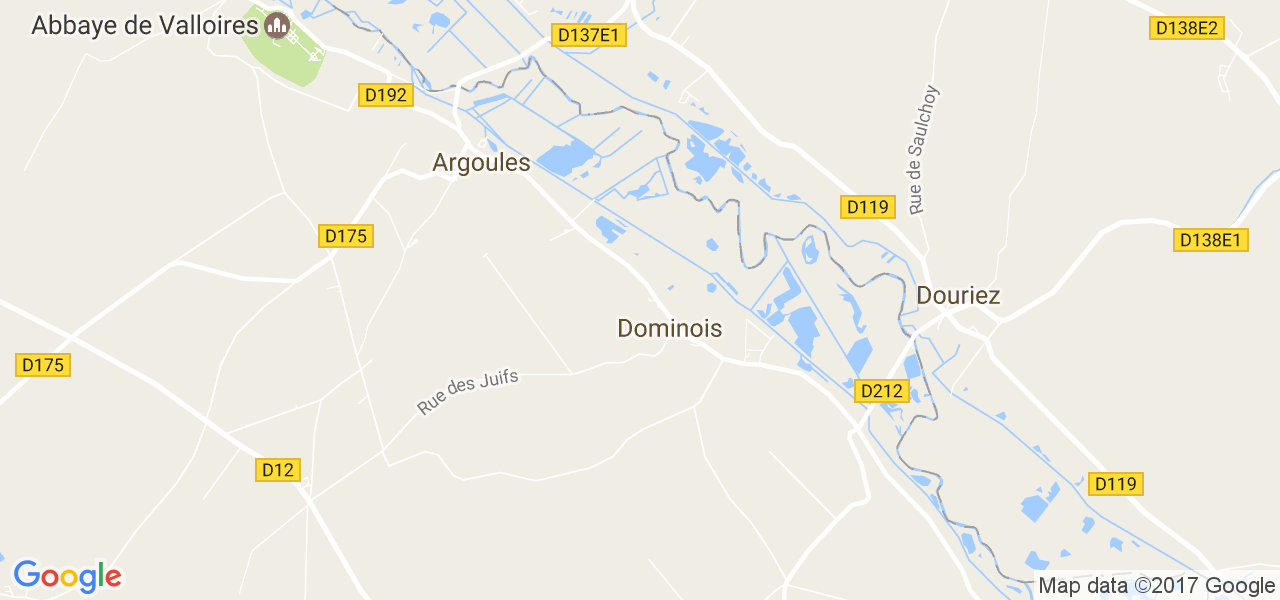 map de la ville de Dominois