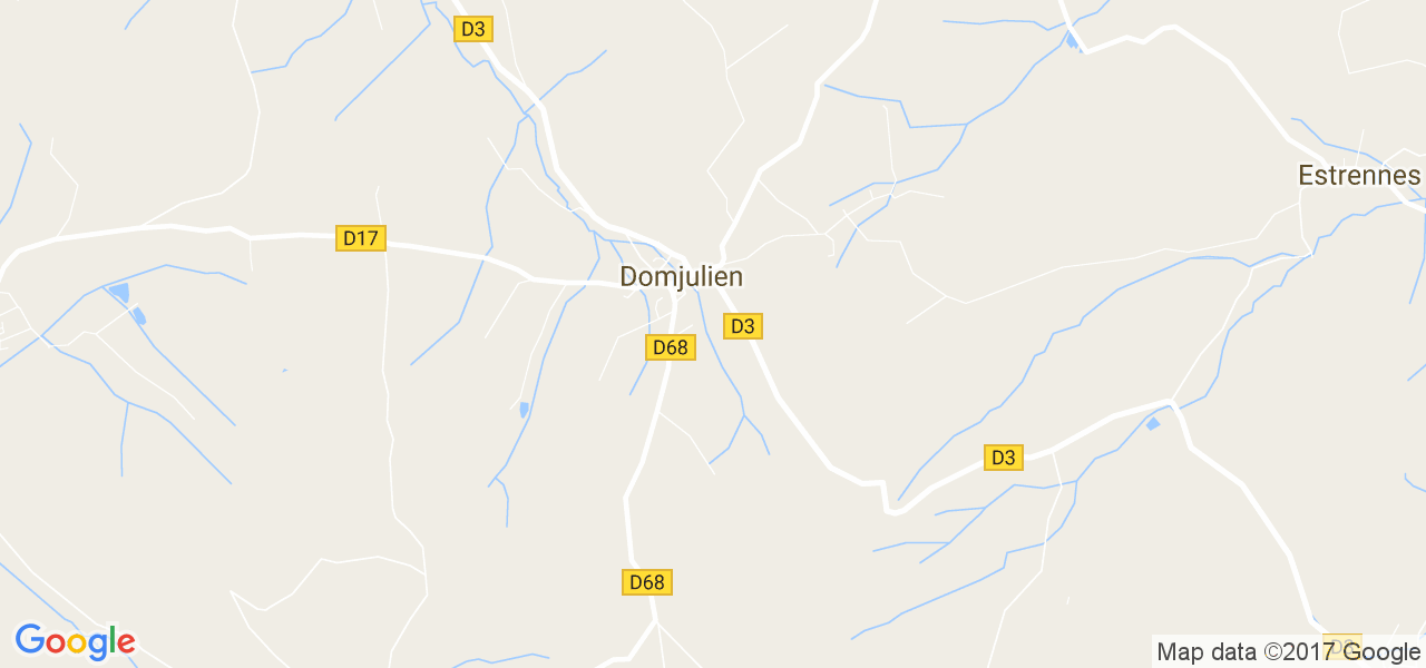 map de la ville de Domjulien